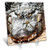 3dRose dc_616_1 Crocodile-Desk Clock, 6 by 6-Inch