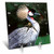 3dRose dc_647_1 Crowned Crane Desk Clock, 6 by 6-Inch