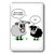 3dRose lsp_6148_1 Cute Black & Grey Sheep  Funny Design Single Toggle Switch, Multicolor