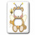 3dRose lsp_210824_6"Cute Bear Honey Bee Illustration 2 Plug Outlet Cover