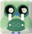 3dRose lsp_58279_2 Cute Light Green Owl Double Toggle Switch