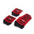 Vosarea Car Non Slip Gas Brake Treadle Clutch Pedal Cover Pad Manual Pedals 3pcs (Red)
