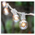 25Ft Outdoor Patio String Lights with 25 Clear Globe G40 Bulbs,UL Certified for Patio Porch Backyard Deck Bistro Gazebos Pergolas Balcony Wedding Gathering Parties Markets Decor,White