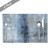 Summor Abstract Art Placemats, Kids Placemats Linen Blue and Grey Abstract Art Heat Resistant Placemats for Dining Table 18 x 12 Inches, Blue and Grey