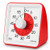 60 Minute Kids Visual Timer, Silent Countdown Timer for Kids and Adults, Time Management Tool for Kitchen, Classroom, Homework, Meeting (Red)