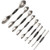 Magnetic Measuring Spoons Set Stainless Steel Stackable Dual Sided Teaspoon Tablespoon for Measuring Dry and Liquid Ingredients