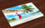 Ambesonne Christmas Place Mats Set of 4, Sock on The Palm Tree on Tropical Sandy Beach Island Maldives Design, Washable Fabric Placemats for Dining Room Kitchen Table Decor, Red Blue