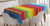 Ambesonne Abstract Tablecloth, Horizontal and Colored Blanket Rug Lines Pattern Vibrant Abstract Design, Dining Room Kitchen Rectangular Table Cover, 60" X 84", Red Blue