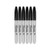 6 Pack Sharpie 30101 Sharpie Fine Point Permanent Marker Black