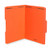 Blue Summit Supplies Orange Fastener File Folders, Legal File Folders with Fasteners, 1/3 Cut Reinforced Tabs, Durable 2 Prongs, for Organizing Standard Medical or Law Files, 50 Pack