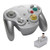 Veanic 2.4G Wireless Gamecube Controller Gamepad Gaming Joystick with Receiver for Nintendo Gamecube,Compatible with Wii (Silver)