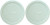 Set of 2 - 3-1/4" Dynamo Quiet White Air Hockey Pucks