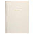 Eccolo Style Journal, 256 Lined Pages Notebook, White Saffiano, 6x8
