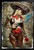 El Mariachi Muerte Amore by Daveed Benito Black Wood Framed Art Poster 14x20