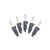 Vickerman W5K0911 100LT Clear Wire EC Lock String Lights, 46', Black
