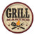 Creative Converting 8 Count Paper Dessert Plates, BBQ Master