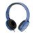 Magnavox MHP5026M-BL Stereo Headphones with Microphone in Blue | Wired on Ear Headphones | Corded Headphones with Microphone | 3.5 mm Plug Suitable for Computers & Mobile Phones |