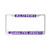 Desert Cactus Kansas State University K-State KSU Wildcats NCAA Metal License Plate Frame for Front or Back of Car Officially Licensed (Alumni)
