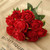 Jasion Artificial Roses Flowers 10 Heads Arrangement Silk Bouquet Glorious Moral for Home Office Parties and Wedding Decoration (Red)