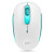 Wireless Mouse (Battery Included), FD M510c 2.4G Mini Silent Click Cordless Mouse, Optical Travel Mice with Nano USB Receiver for Desktop, Laptop, Computer, PC, Chromebook and Notebook (White&Green)