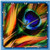 3dRose dpp_25833_1 Feather of a Peacock Wall Clock, 10 by 10-Inch