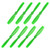 uxcell Bullnose Propellers 5045 5x4.5 Inch CW CCW 2-Vane for RC Quadcopter Hexacopter Multirotor, Green 4 Pairs