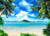 Art Studio Tropical Hawaii Beach Photography Backdrops Ocean Photo Booth Wedding Party Decoration Background Studio Props Vinyl 5x3ft Banner