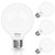 G25 Globe LED Bulbs 5000K Daylight, Vanity Light Bulb for Bathroom Vanity Mirror Honesorn Bathroom Light Bulbs 5W 60 Watt Equivalent Light Bulbs 500LM,E26 Medium Base,Non-dimmable,4 Pack