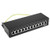 uxcell 12 port Wallmount Cat 5E Patch Panel T568A T568B Shielded, RJ45 Ethernet