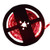 Lighten Glimmer Black PCB 16.4ft 5M 5050 SMD 300 LEDs Flexible Strip Lights Red Non-Waterproof DC12V