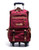 Meetbelify Trolley School Bags Rolling Backpack with 6 Wheels For Kids,Red