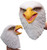 iFkoo Dinosaur Hand Puppet, Soft Realistic Rubber Rhinoceros Panda Cat Eagle Hand Puppet Role Party Play Toy Kids (White Eagle)