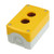 uxcell Push Button Switch Control Station Box 22mm 2 Button Hole Waterproof Yellow and Gray