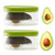 2-Pack Avocado Storage, Avocado Keeper, Avocado Saver Holder, Avocado Container to Keep Your Avocados Fresh for Days