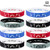 12 Pieces Reversible Witness Band Silicone Bracelet He Came Died Arose Ascended Coming Back Inspirational Wristband Bracelet for Men, Women, Teens