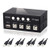 Printer Splitter,4 Port USB 2.0 Manual Printer Scanner Sharing Switch Hub 4 PC to 1 Splitter Adapter,4 Pack USB A to B Printer Cable