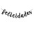 Felicidades Banner, Black Congratulations Banner for Graduation/Birthday/Anniversary/Promotion Party Sign Decor Supplies
