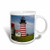 3dRose mug_90625_1 West Quoddy Head Lighthouse State Park, Maine Us20 Cha0034 Chuck Haney Ceramic Mug, 11-Ounce