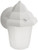 Westinghouse Lighting 6687900 One-Light Exterior Wall Lantern, Textured White Finish on Cast Aluminum with Frosted Glass
