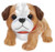 First & Main 7" Tan & White Wuffles Bulldog Puppy Dog Basic Plush Toys
