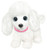 First & Main 7" White Wuffles Poodle Puppy Dog Basic Plush Toys