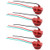 XtremeAmazing 1157 BAY15D Light Bulb Extension Socket Holder Adapter Harness Wire Cable for Brake Stop Turn Signal Tail Light Bulbs Pack of 4