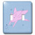 3dRose lsp_54990_2"Flying Pink Pig With Magic Blue Star Wand Toggle Switch