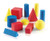 hand2mind Foam Geometric Solid Blocks, Assorted Colors, 3D Shapes (Set of 12)