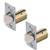 Dynasty Hardware 2-3/8" Backset Deadlatch for Augusta or Spartan Keyed Door Levers, Satin Chrome (2 Pack)