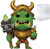 Funko Pop Games: Spyro the Dragon - Gnasty Gnorc Vinyl Figure (Includes Compatible Pop Box Protector Case)