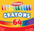 Playskool 64-Count Crayons with Built-in Sharpener