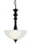 Trans Globe Lighting 7290 ROB Bishop Pendant, Black