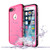 iPhone 8 Plus/7 Plus Waterproof Case, Waterproof iphone 8 Plus Shockproof Full-body Rugged Cover Case with Built-in Screen Protector for Apple iPhone 8 plus and iPhone 7 Plus-(Pink)