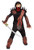 Fun World Skeleton Dragon Ninja Red Costume, Medium 8 - 10, Multicolor